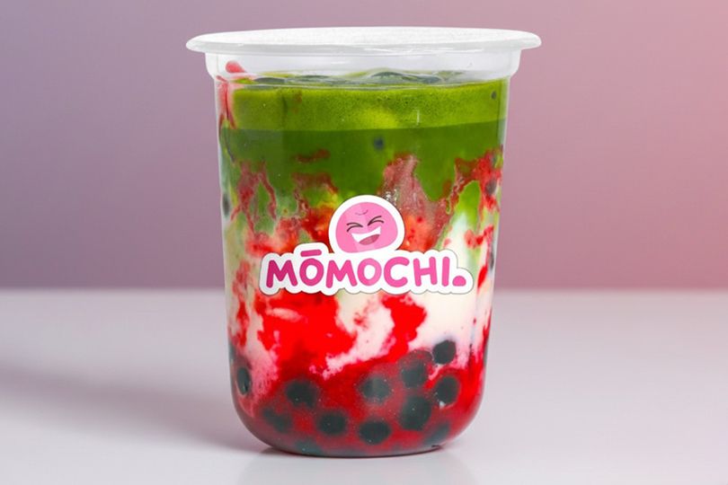 Strawberry Matcha Boba