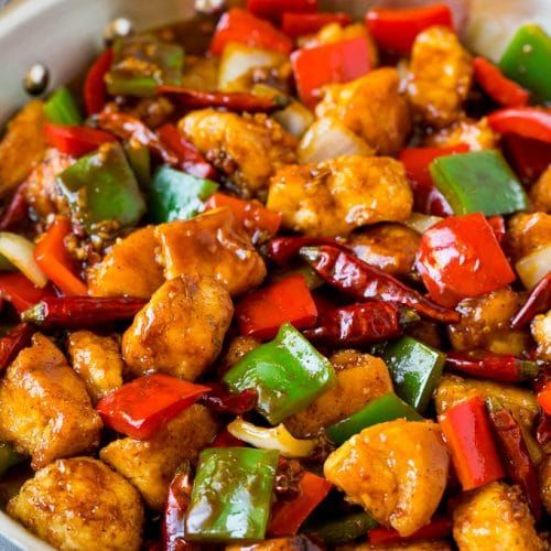 Sichuan Chicken Dish