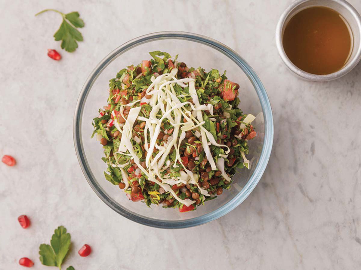 Lentil Tabbouleh Salad