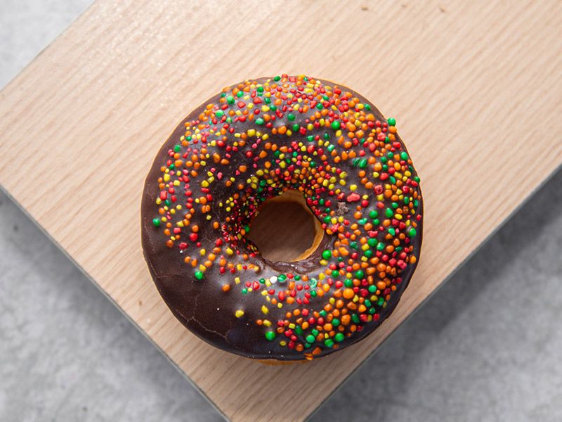 Chocolate Vermicelli Ring Donut