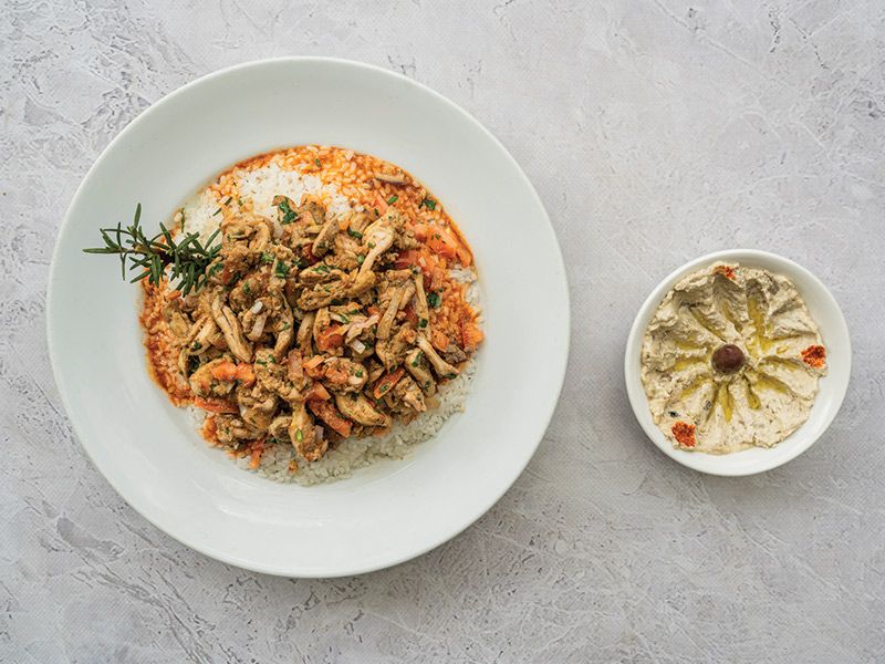 Chicken Shawarma Fatteh