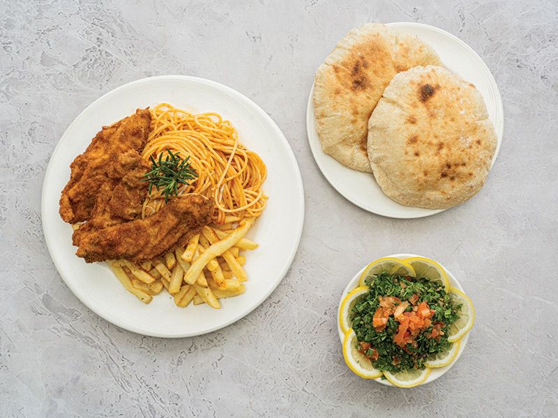 Fried chicken Pane meal offer