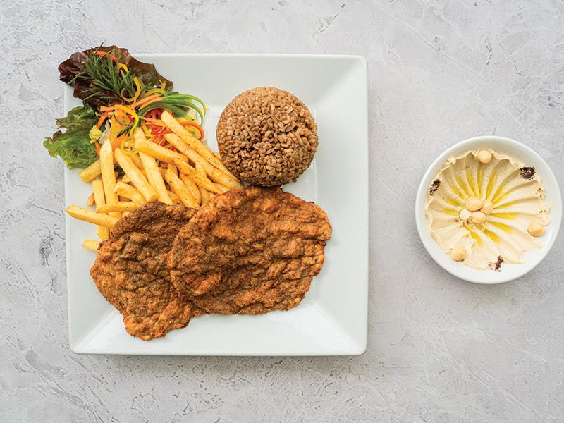 Escalope dish Pane.