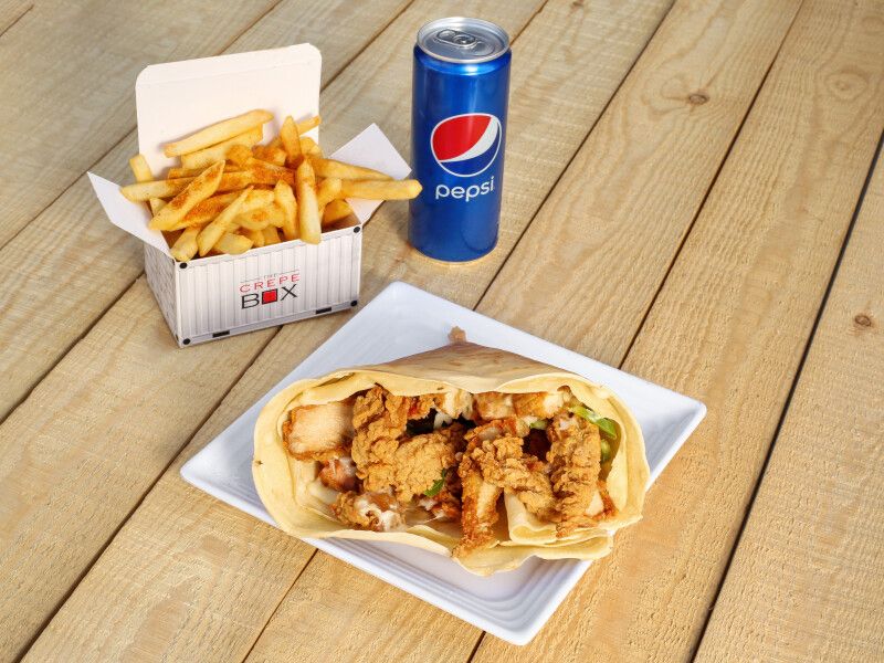 Mix Box Chicken Crepe Combo