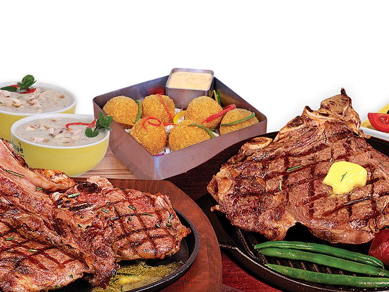 Tomahawk And Bolognese Steak Combo