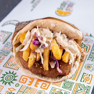 Taamia With French Fries Sandwich