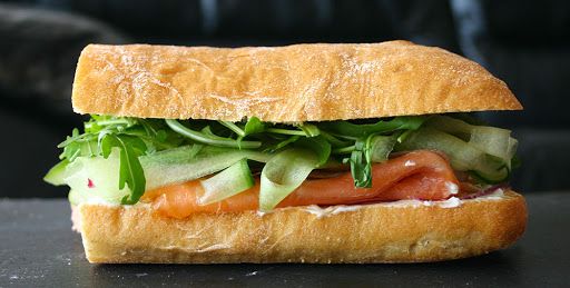 Smoked Salmon Sandwich