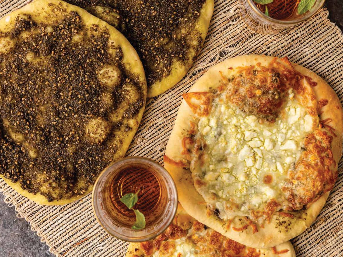 Zaatar Mozarella Manakeesh