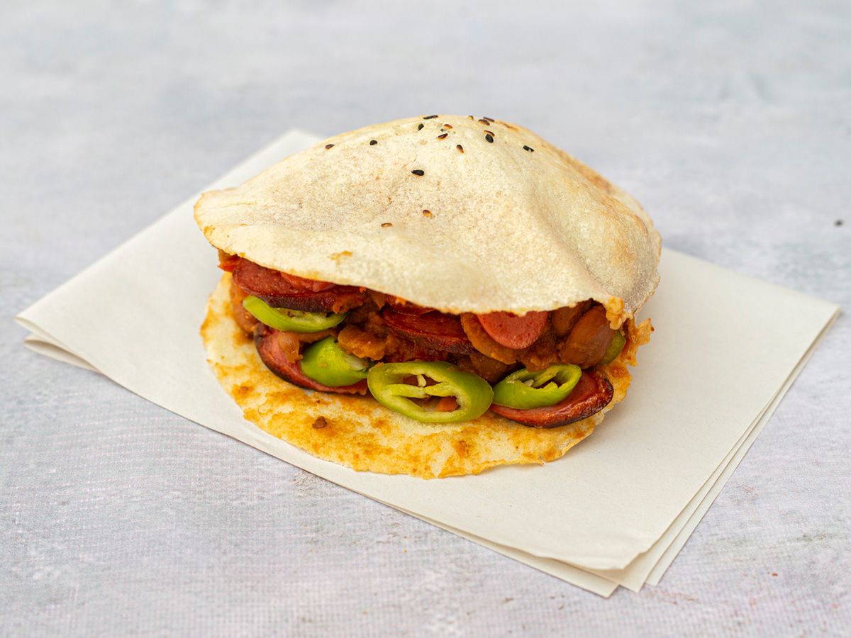 Hot Dog Foul sandwich