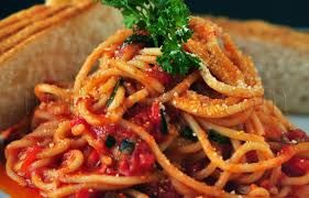 Spaghetti with meatballs