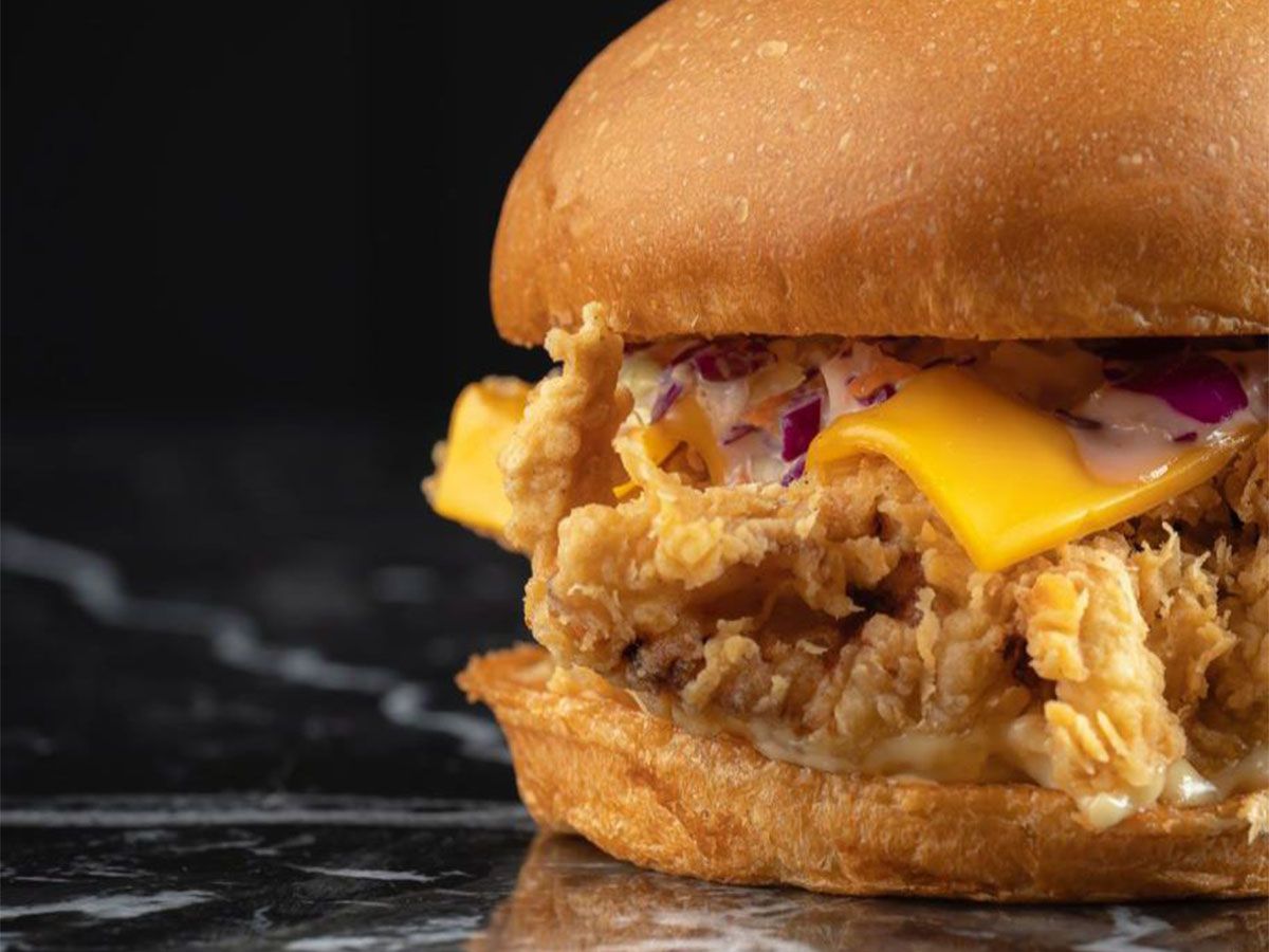 Asiago chicken Burger