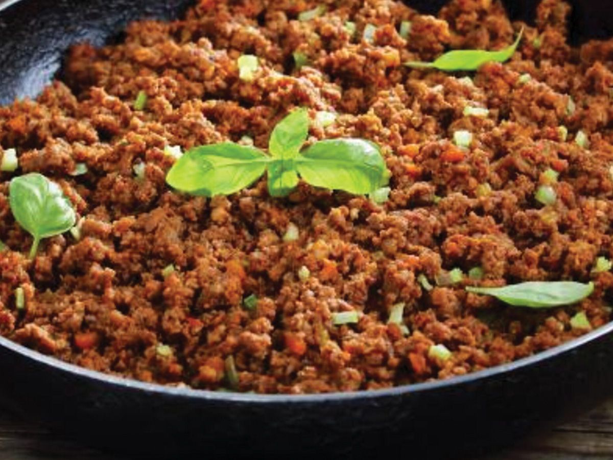 minced meat addition