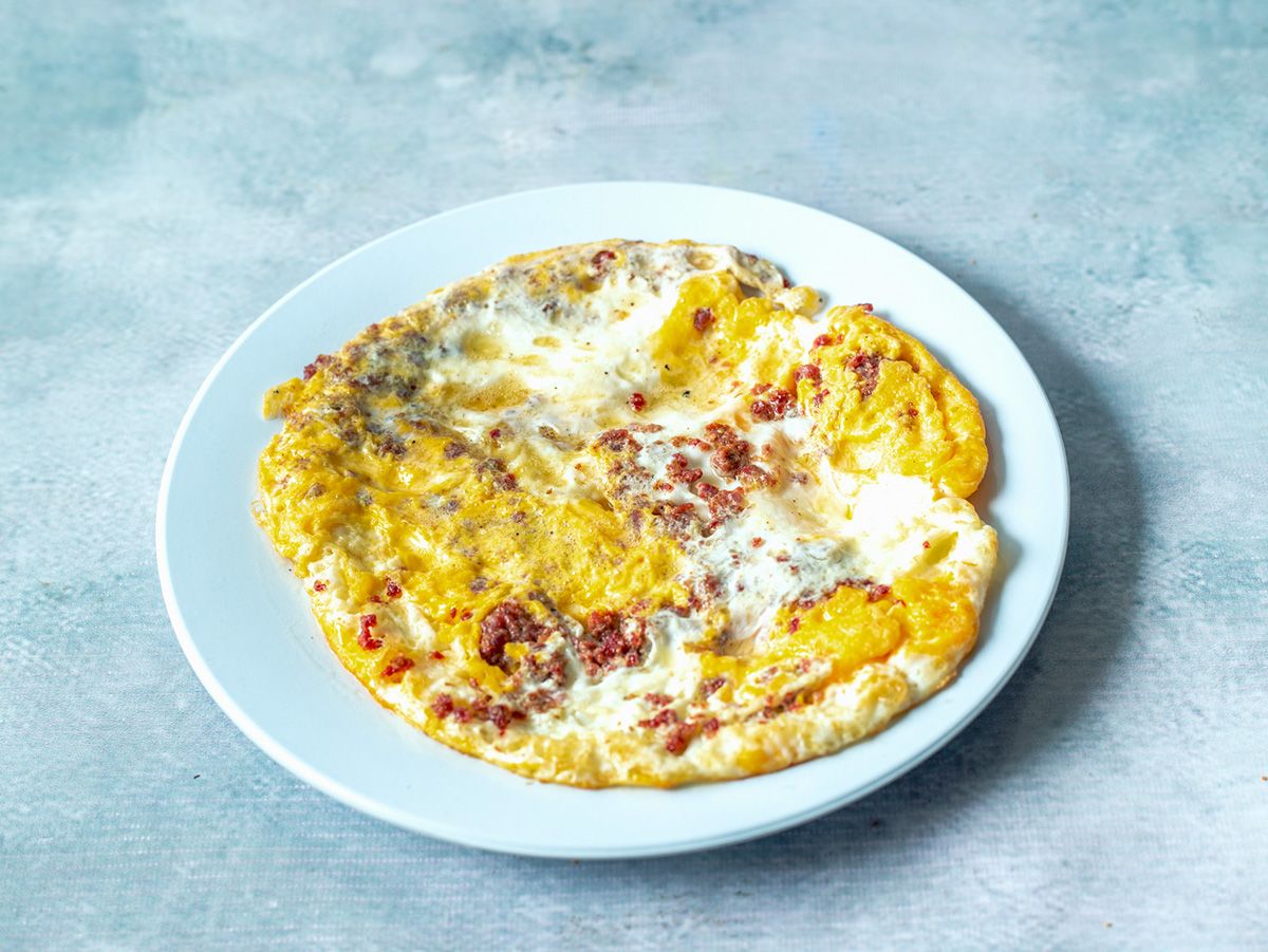 Pastrami Omelette Plate