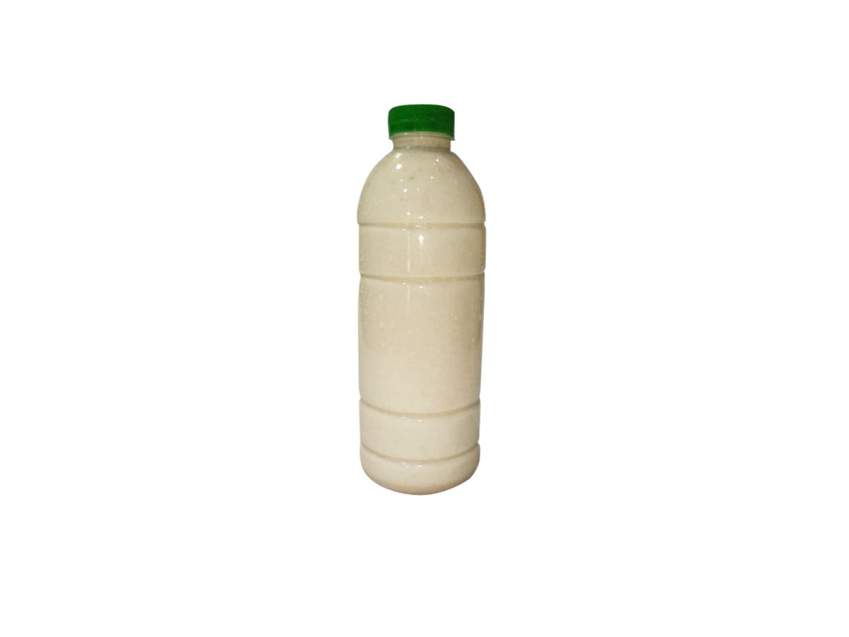 Fresh pineapple juice bottle