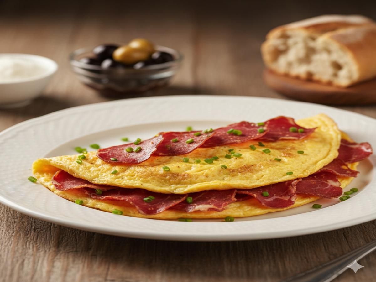 Pastrami Omelette