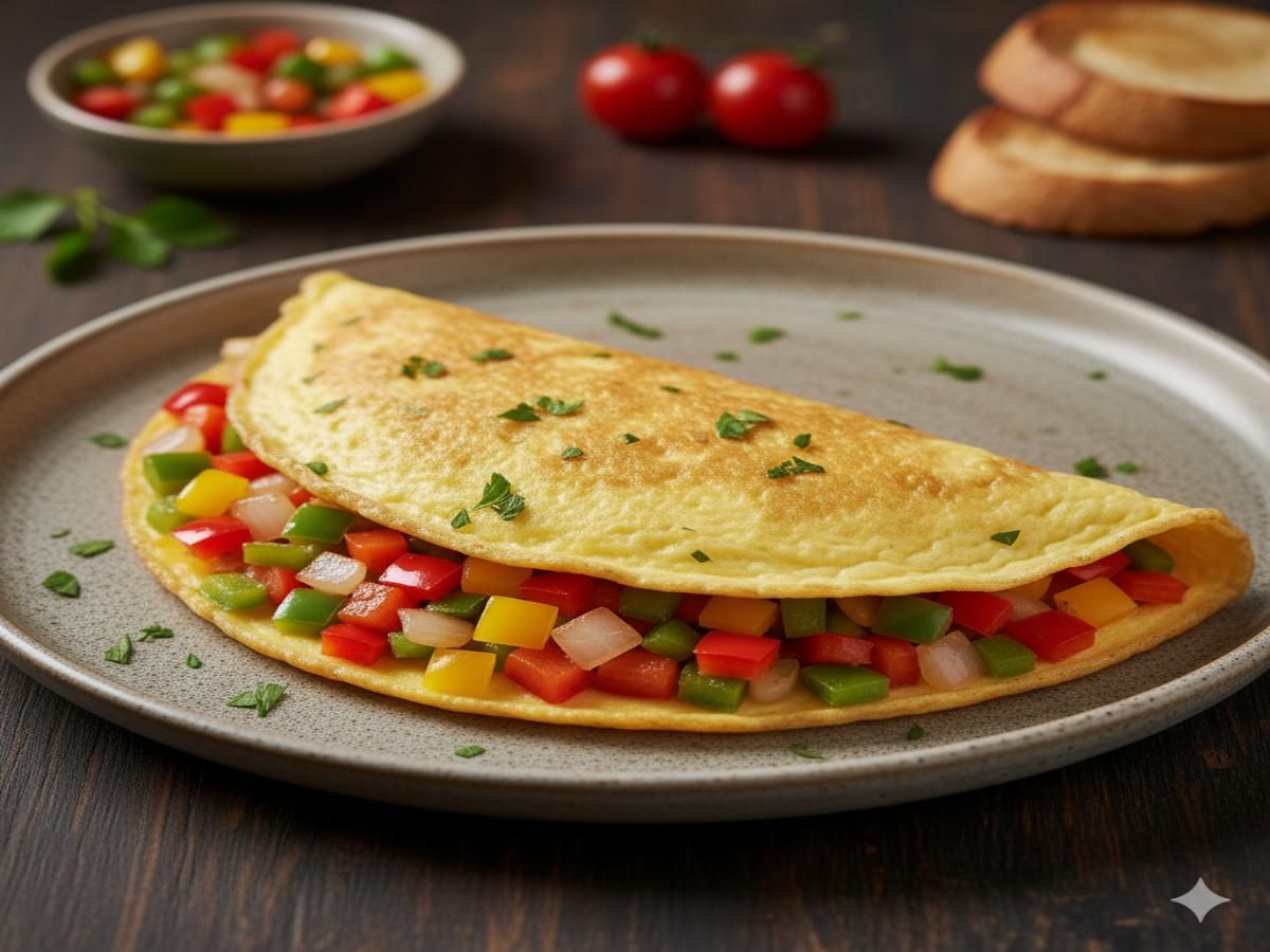 Omelette With Vegetables