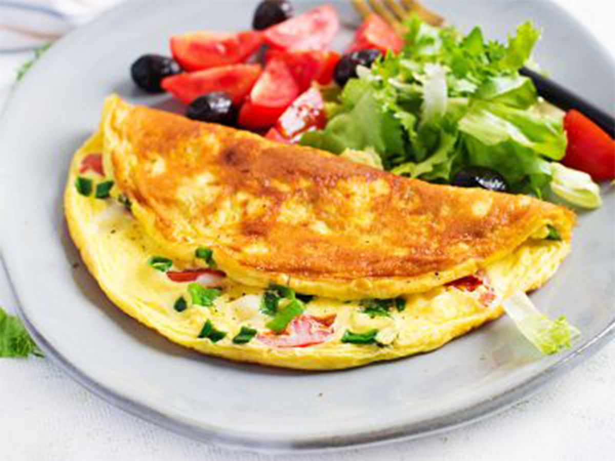 Vegetables Omelette