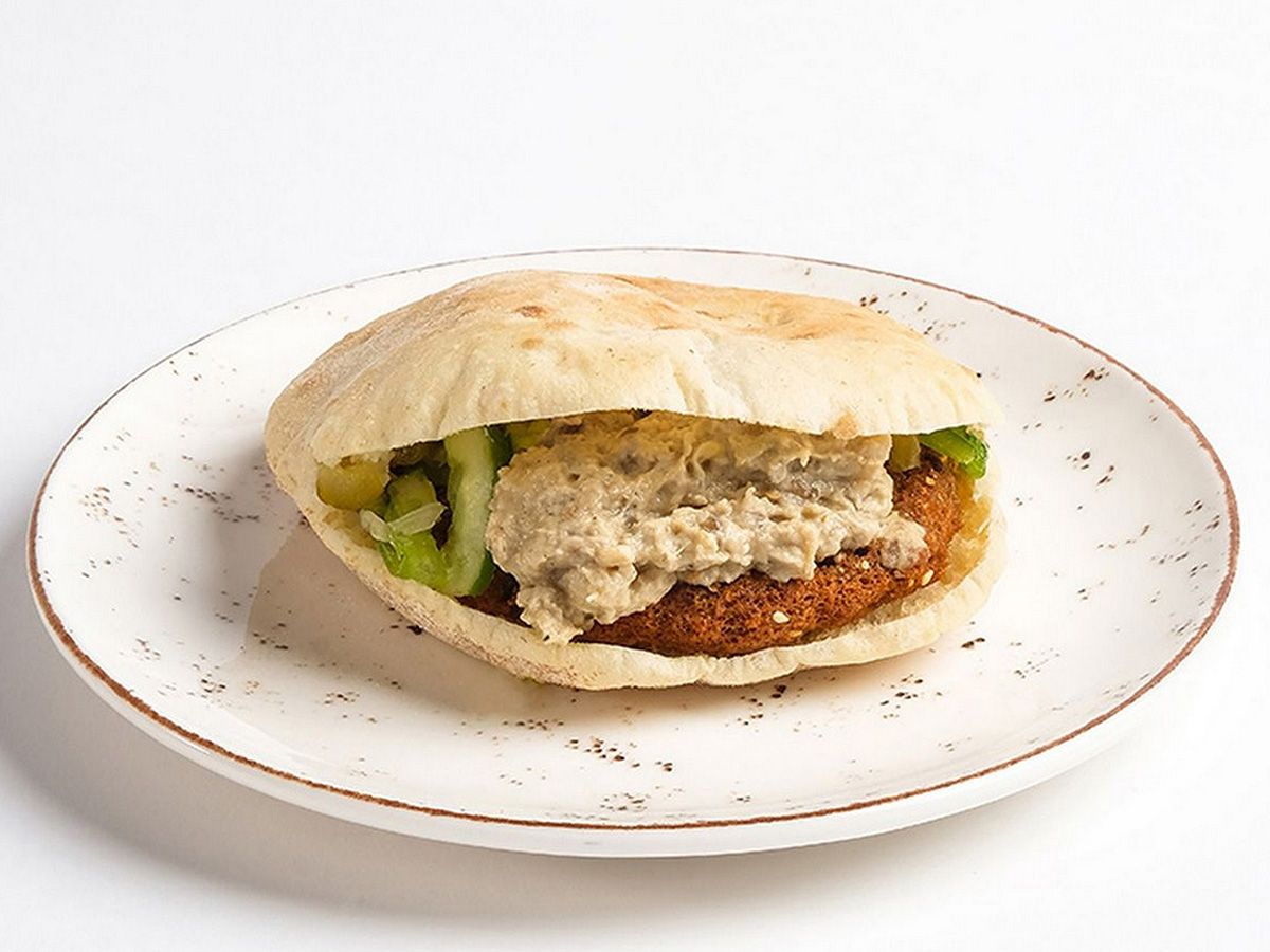 Taamia baba ghanoush Sandwich