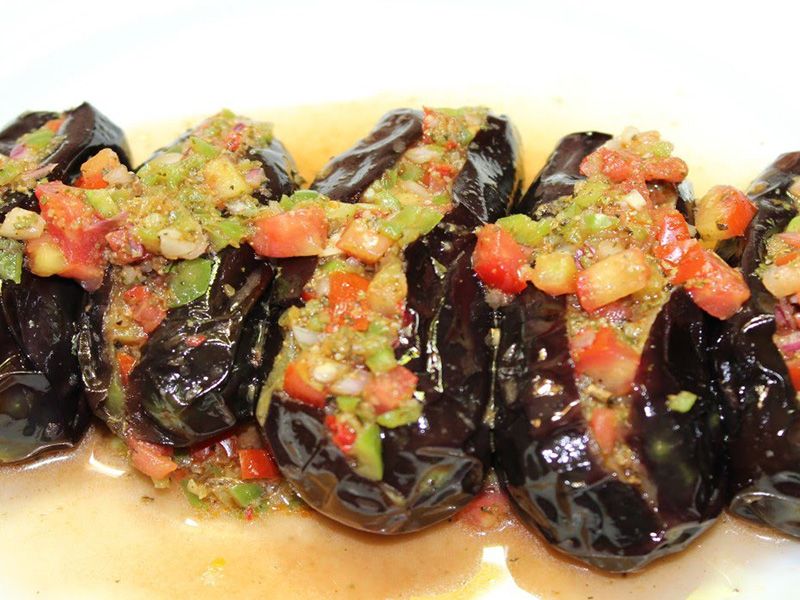 Small pickled eggplant packet