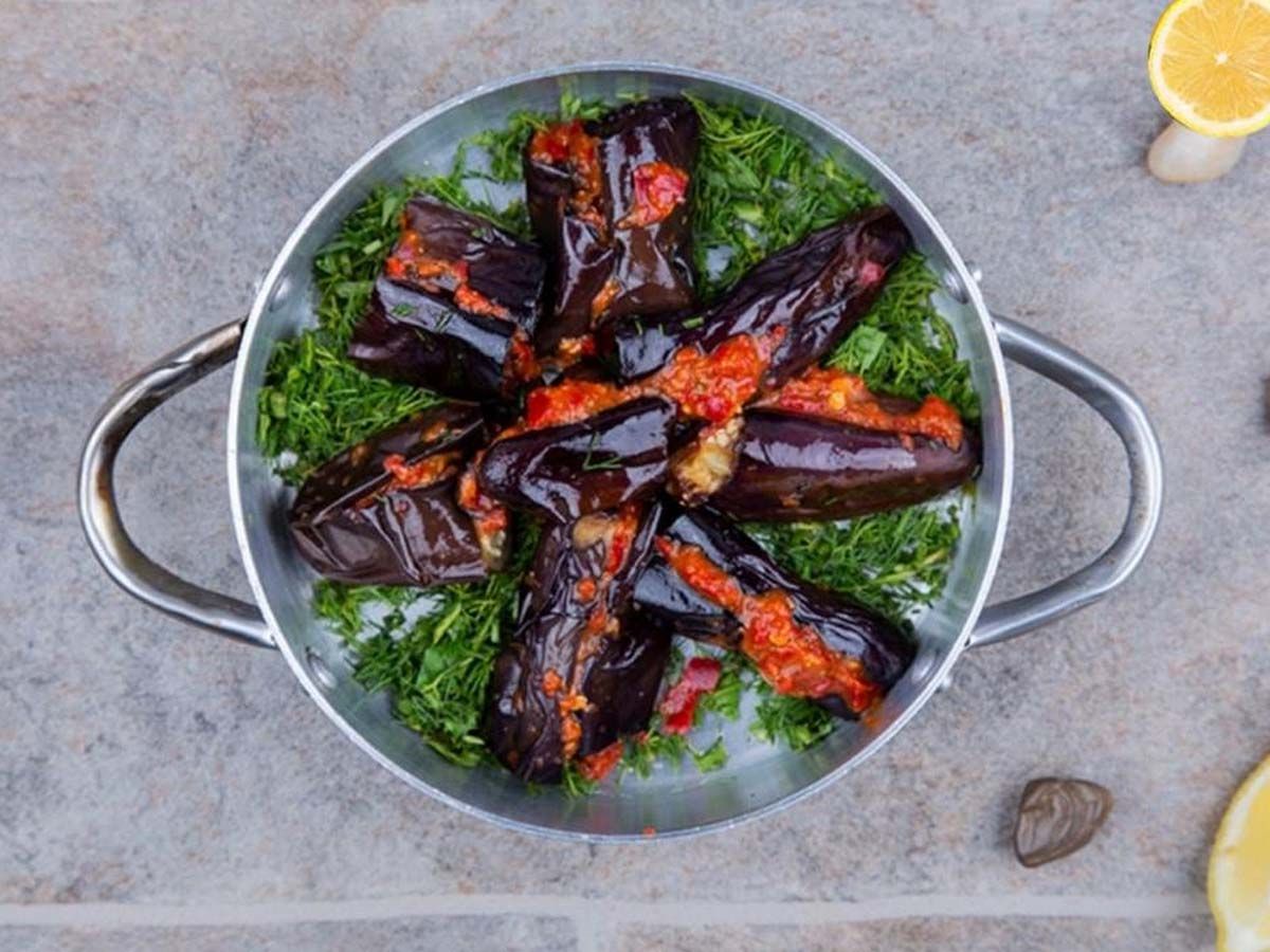 Pickled eggplant