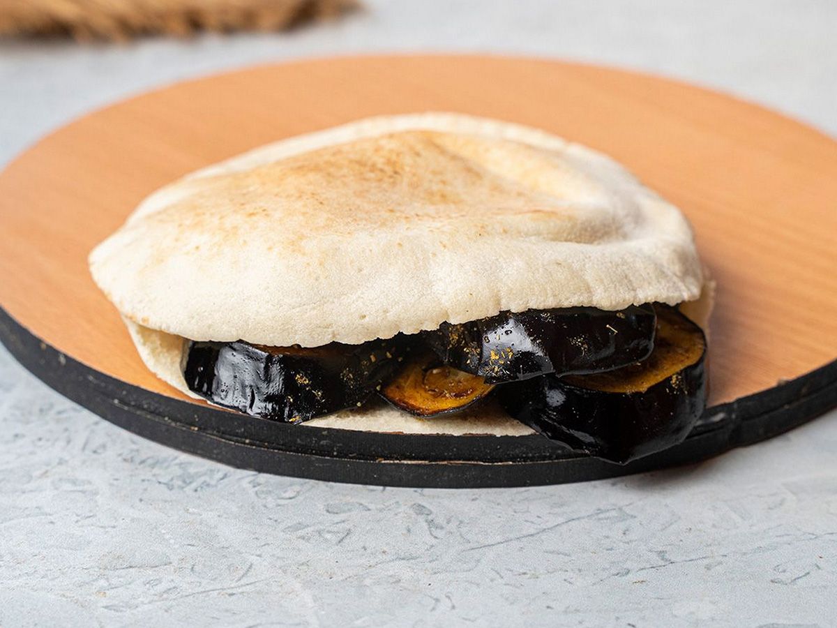 Fried eggplant Sandwich