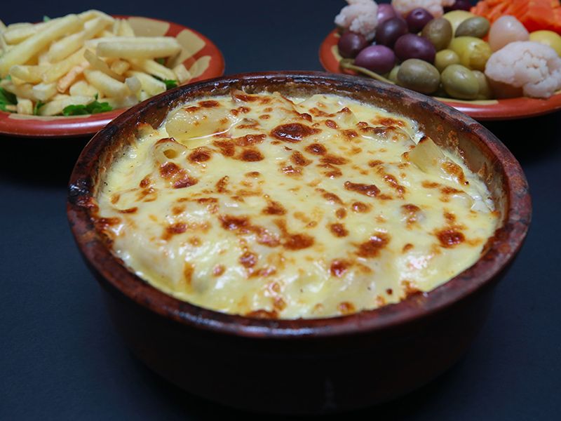 مكرونة مع دجاج