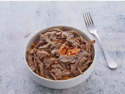 Pasta with Meat shawarma