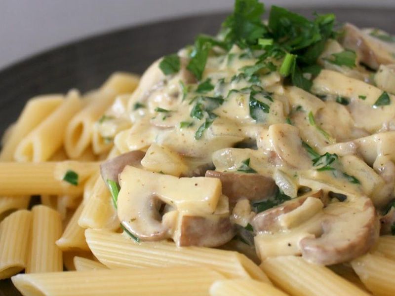 Roquefort Mushroom Pasta