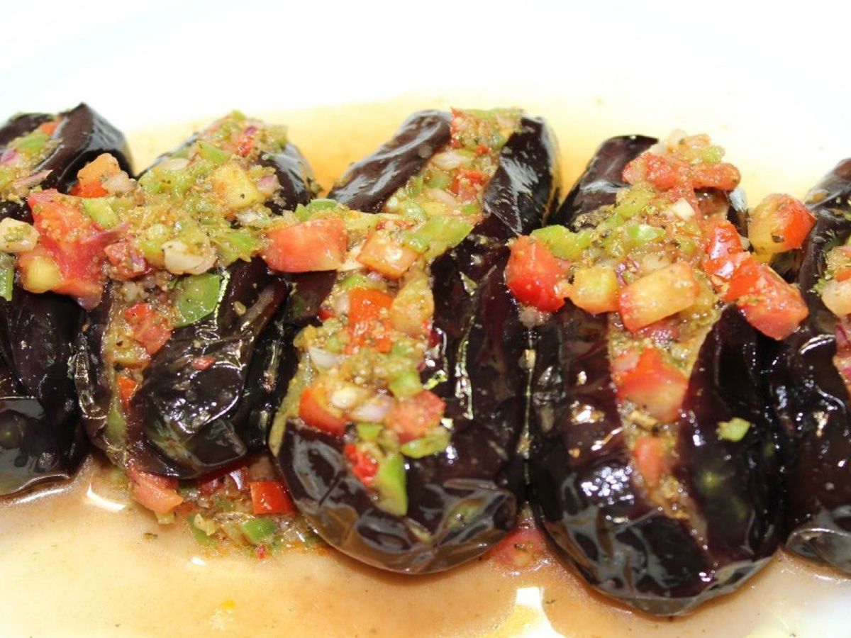 Pickled eggplant