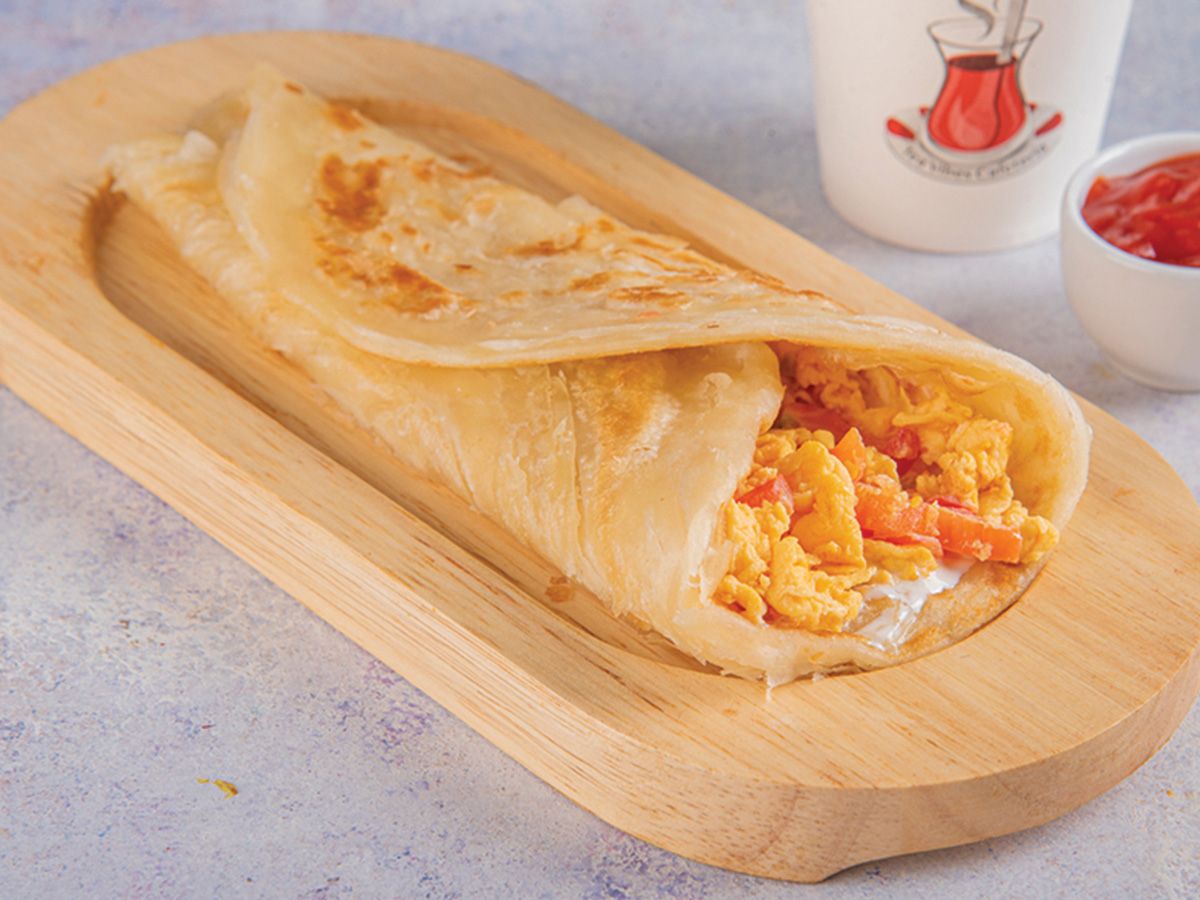 Cheese Omelette Paratha