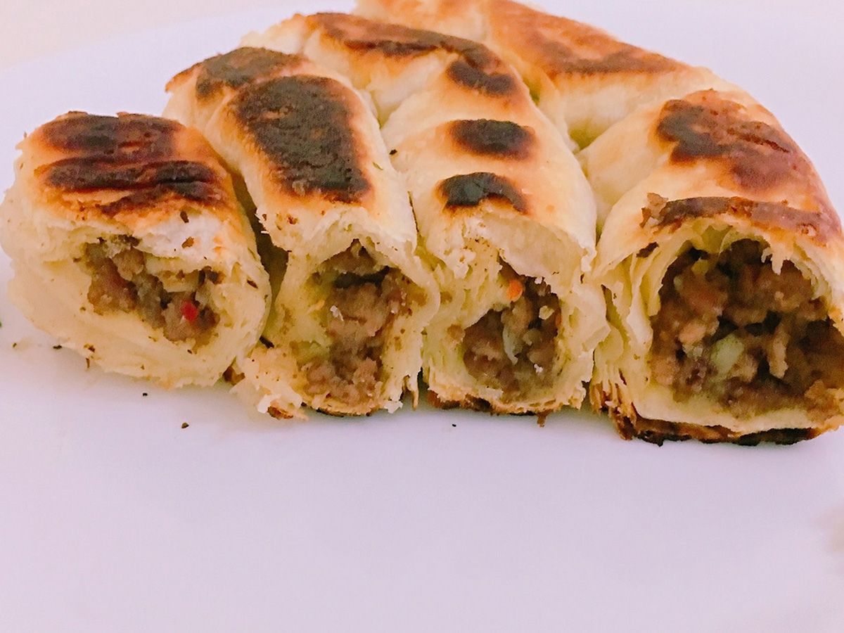 borek with meat
