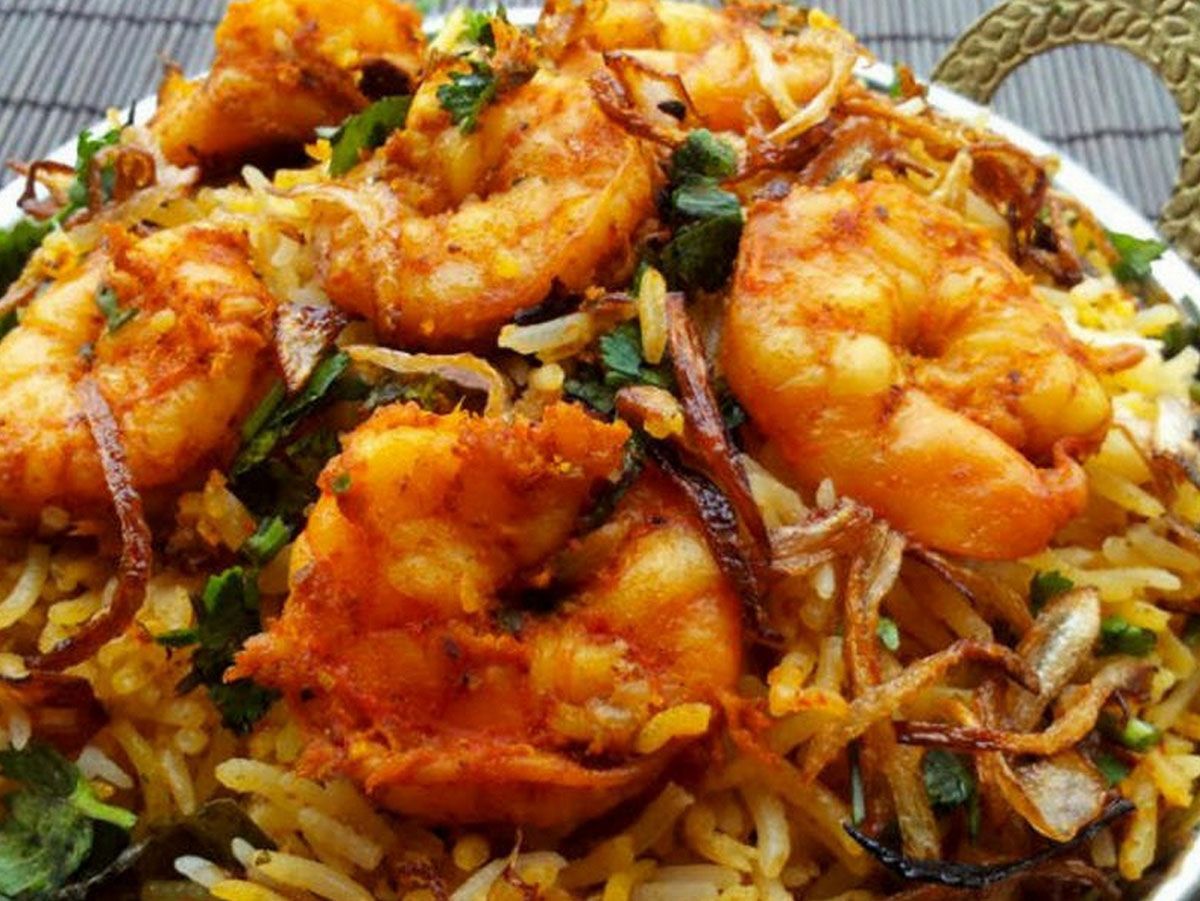 Shrimp Biryani