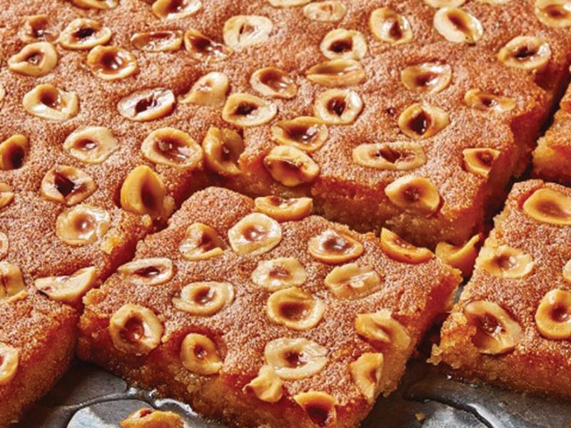بسبوسة مصرية بالبندق