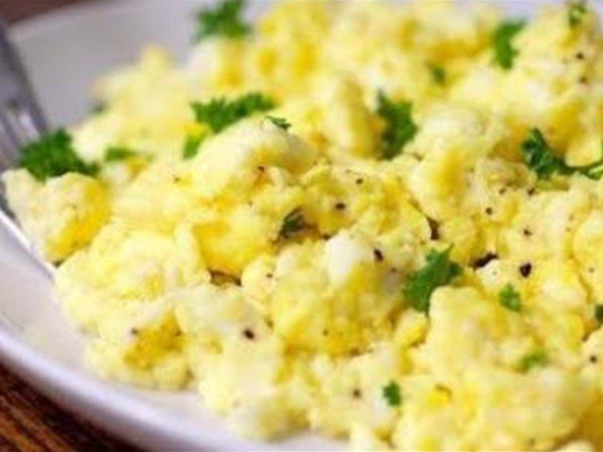 Potato Puree with Eggs Box