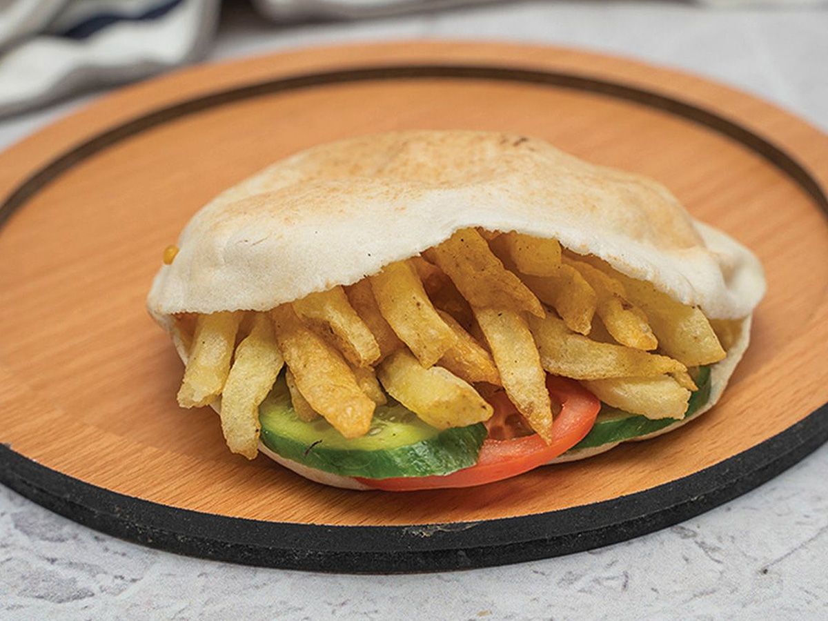 Potato On Eggplant Sandwich