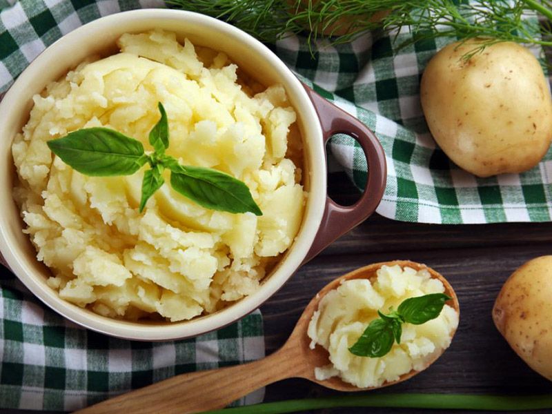 Plain Mashed Potato Sandwich