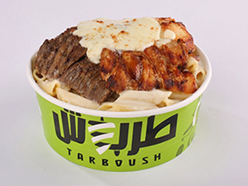 Penne Pasta With Mix Shawerma Medium