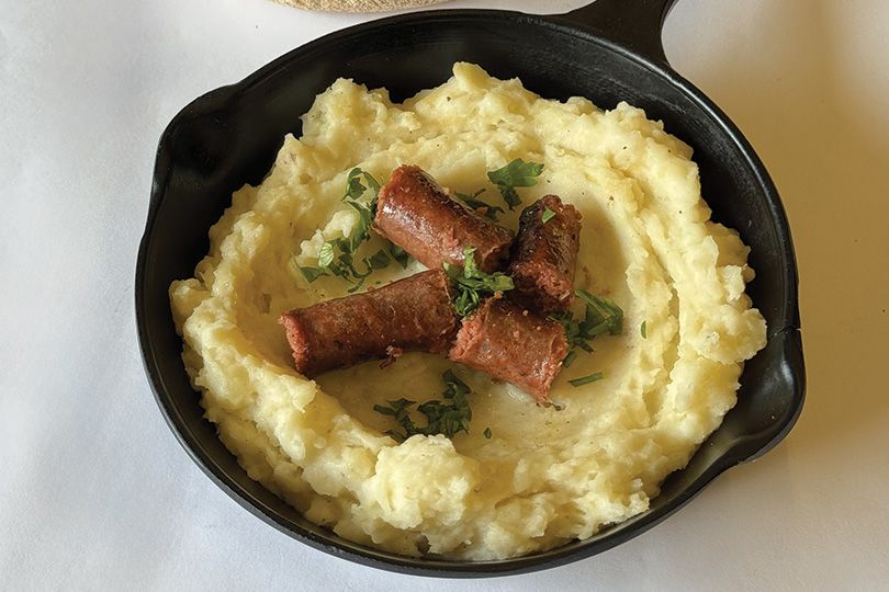 Mashed Potatoes With Sausage