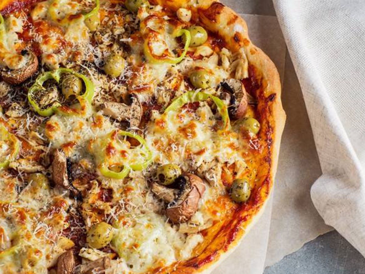 Mushroom Italian Pizza