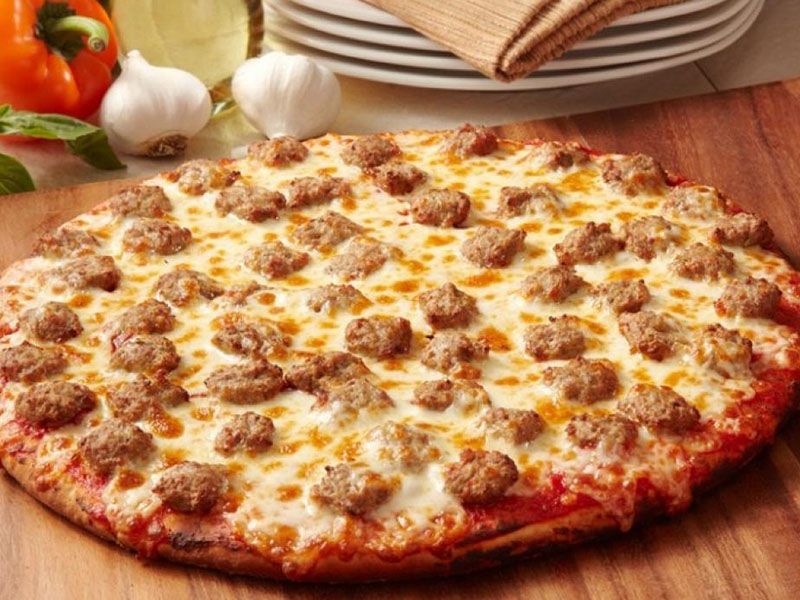Oriental Sausage Oriental Pizza