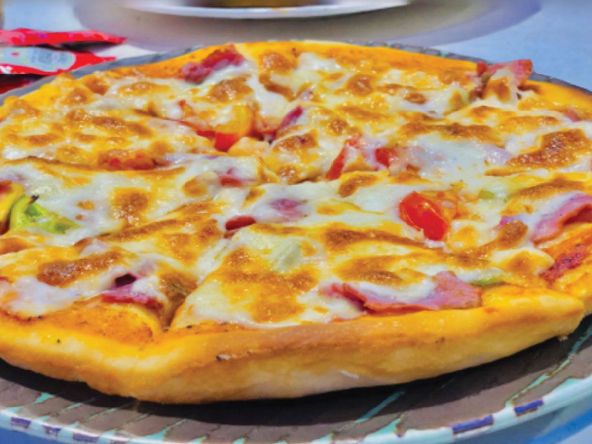 pastrami Italian pizza