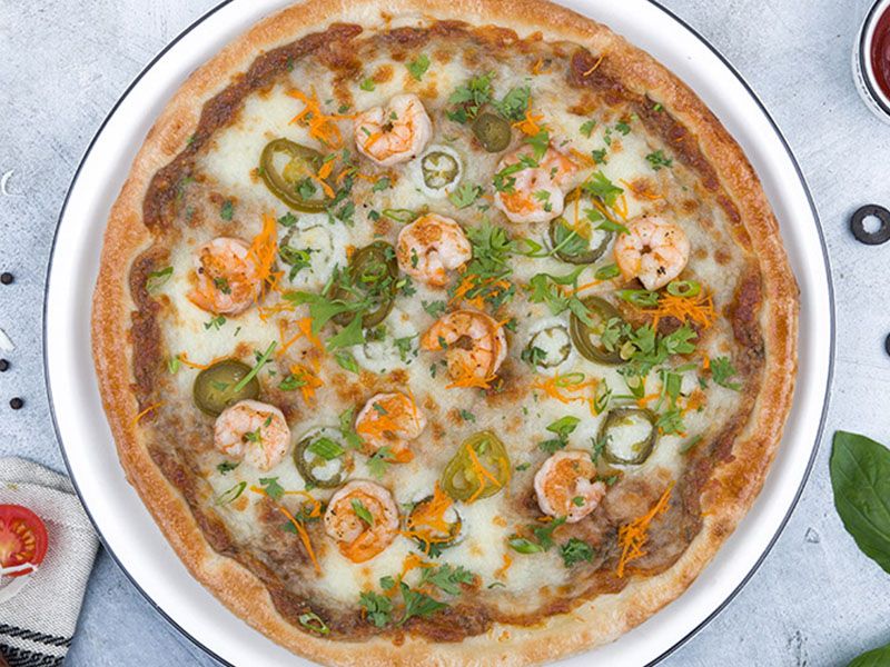 Shrimp Italian Pizza