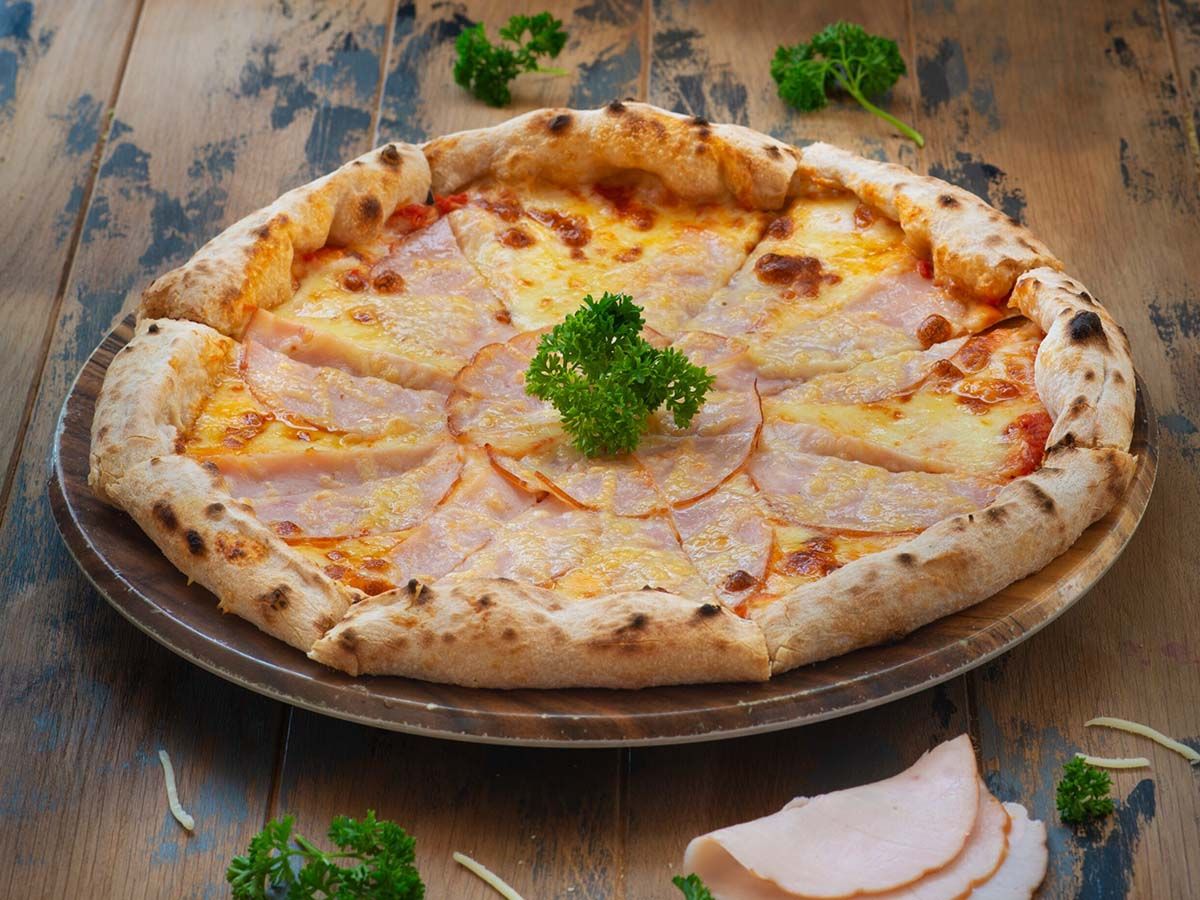 Smoked Turkey pizza
