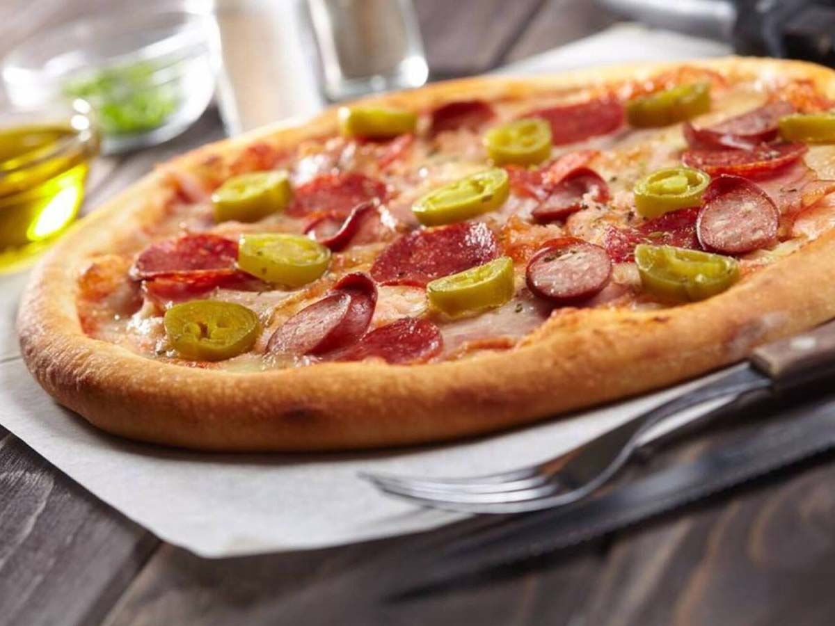 Hot Dog pizza