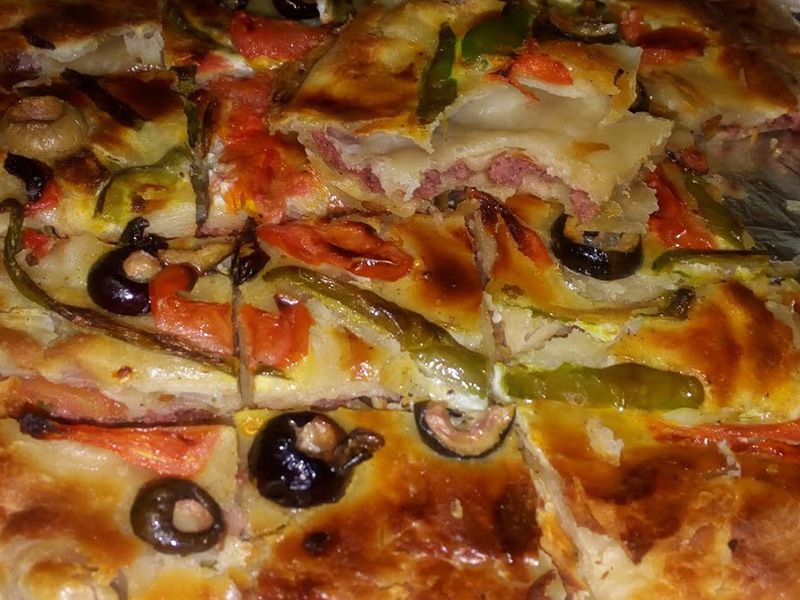 Oriental Sausage Pizza