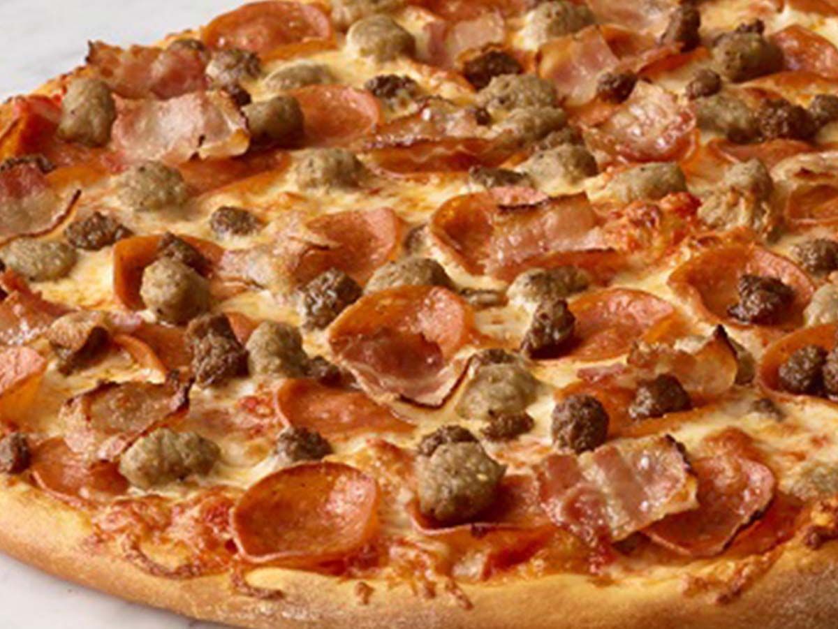 Mix meat pizza