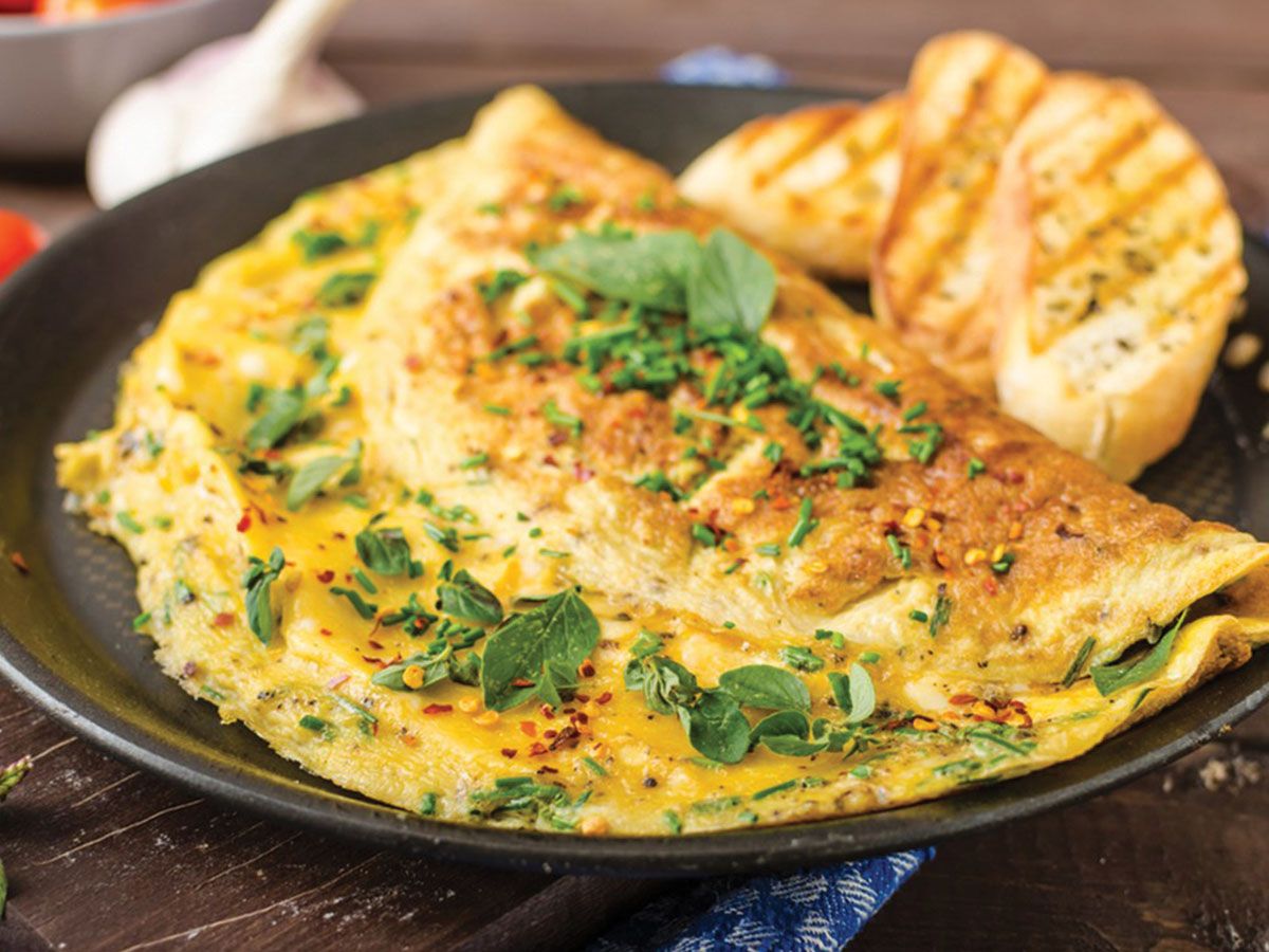 Omelette eggs