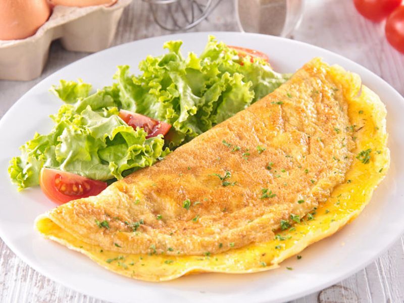 Omelette Eggs Sandwich