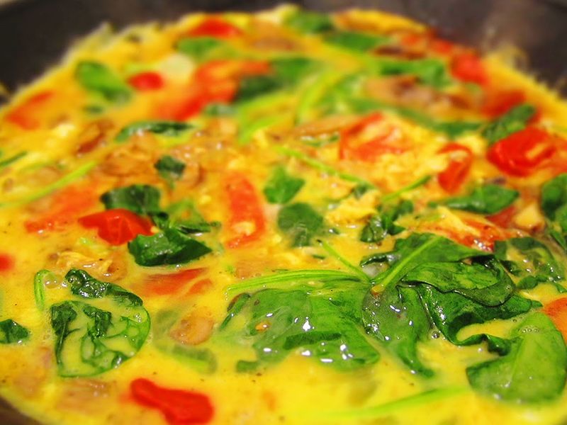 Eggs With Vegetables Box
