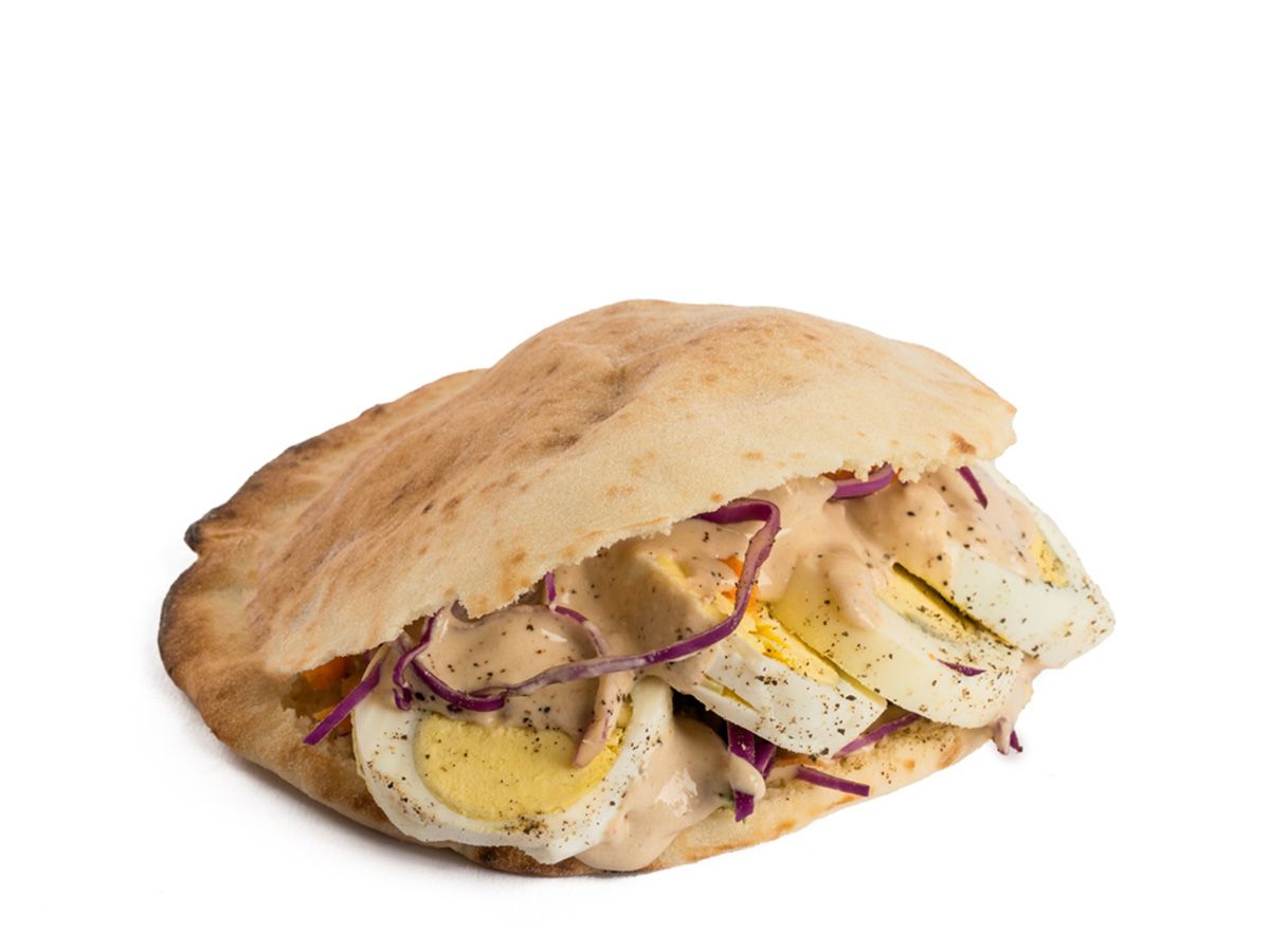 Boiled Egg Butter Sandwich